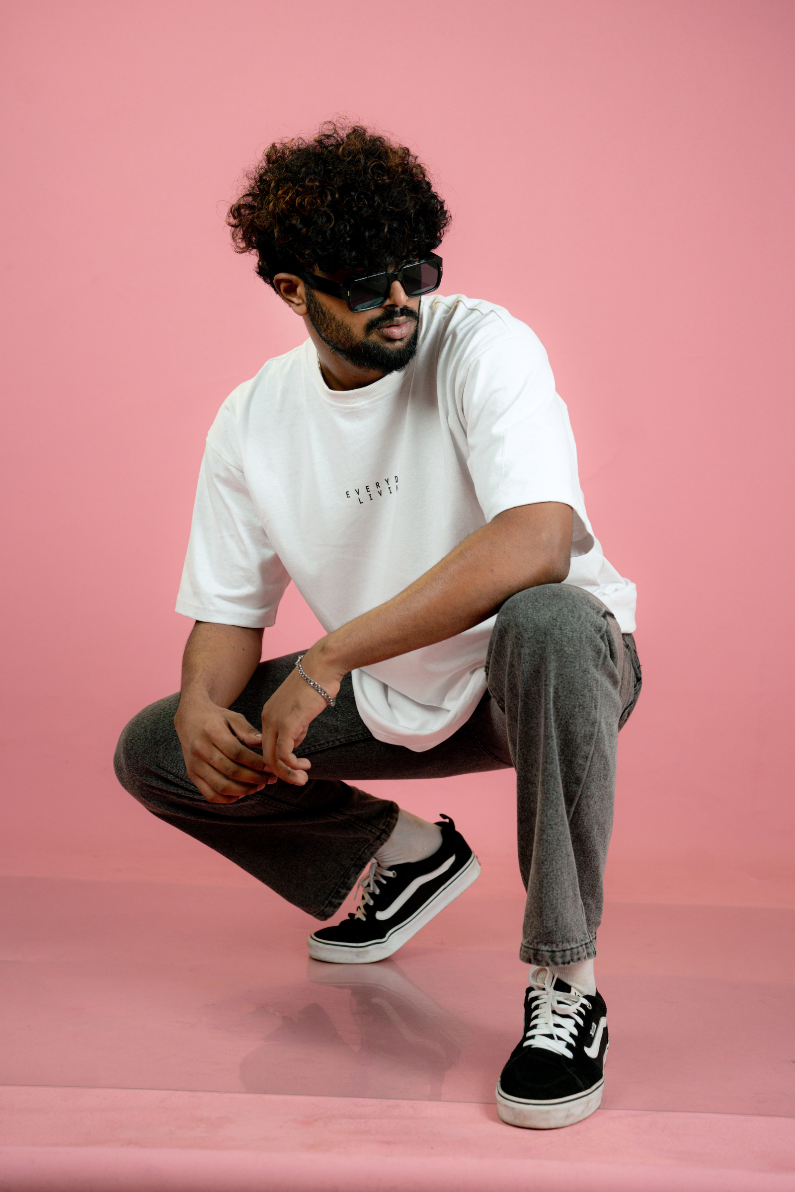 Snake print white oversized unisex t-shirt Snake print white oversized unisex t-shirt